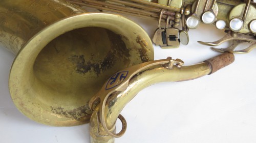 Saxophone ténor Selmer mark 6 verni gravé (1)