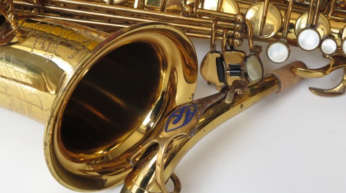 Saxophone alto Selmer Mark 6 verni gravé (1)