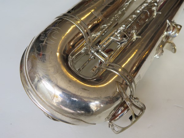 Saxophone ténor Selmer Mark VI argenté gravé (14)