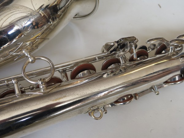 Saxophone ténor Selmer Mark VI argenté gravé (6)