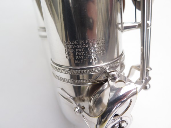 Saxophone ténor Selmer Mark 6 argenté gravé plaqué or (11)