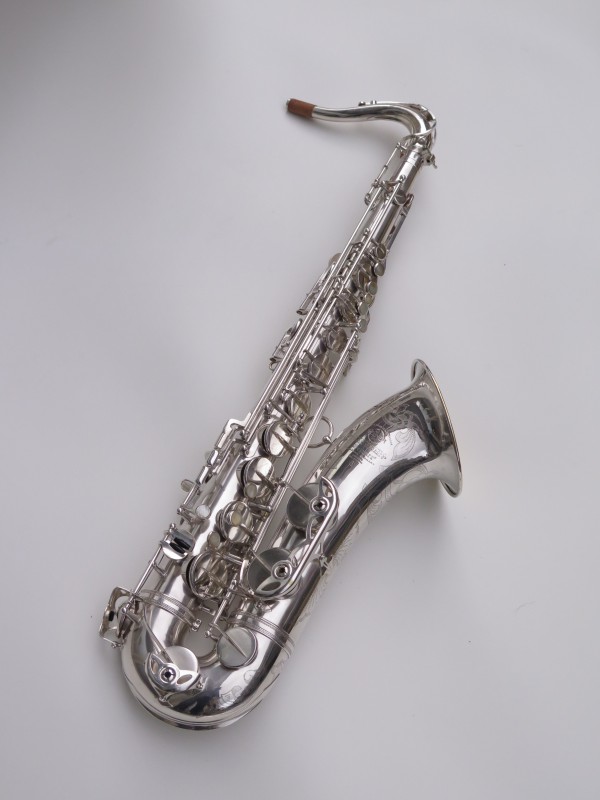 Saxophone ténor Selmer Mark 6 argenté gravé plaqué or (12)
