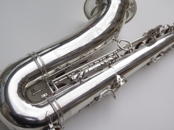Saxophone ténor Selmer Mark 6 argenté gravé plaqué or (4)