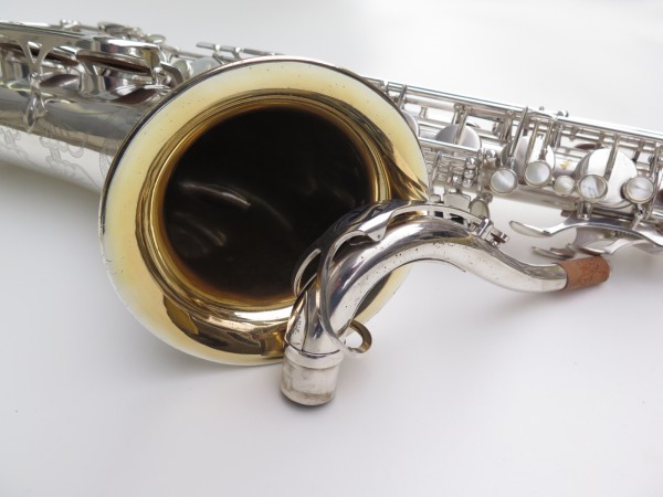 Saxophone ténor Selmer Mark 6 argenté gravé plaqué or (7)