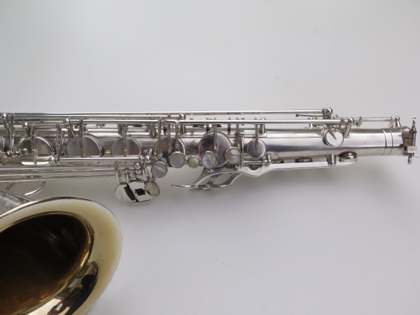 Saxophone ténor Selmer Mark 6 argenté gravé plaqué or (9)