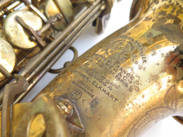 Saxophone alto Selmer Mark 6 verni gravé (1)