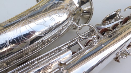 Saxophone alto Selmer Super Balanced Action argenté gravé (10)