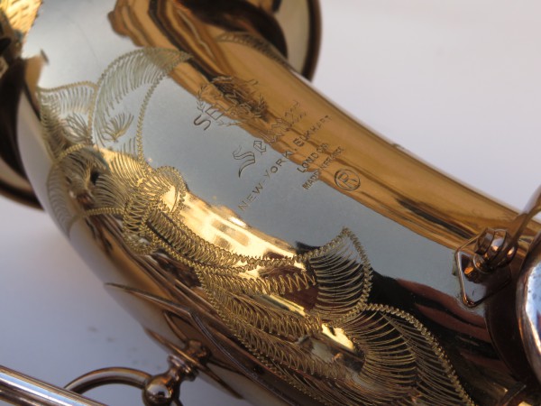 Saxophone ténor Selmer Mark 6 verni gravé argenté (1)