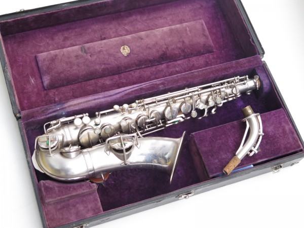 Saxophone alto Martin Master Typewriter argenté sablé (12)