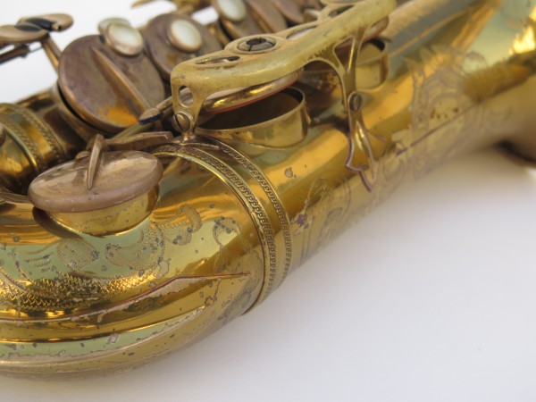 Saxophone alto Selmer Super Balanced Action verni gravé (1)