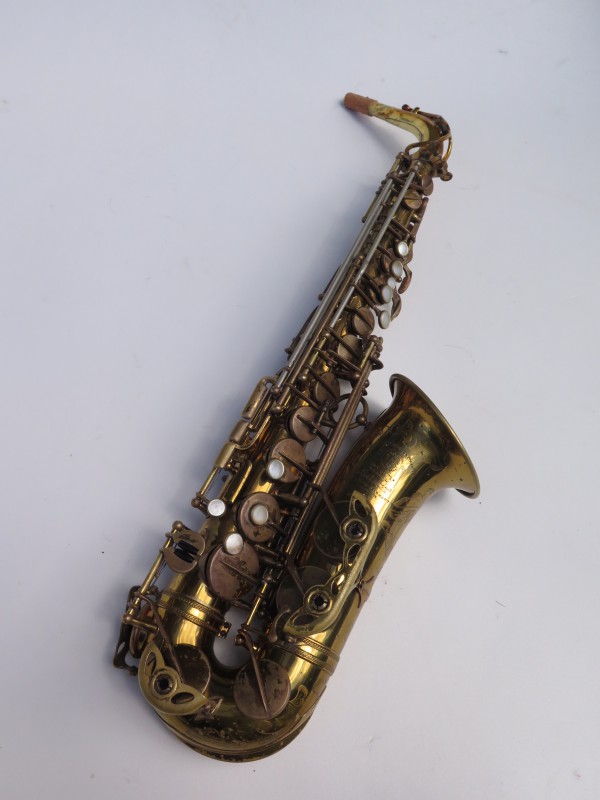 Saxophone alto Selmer Super Balanced Action verni gravé (10)