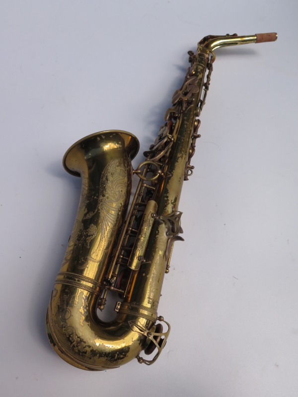 Saxophone alto Selmer Super Balanced Action verni gravé (11)