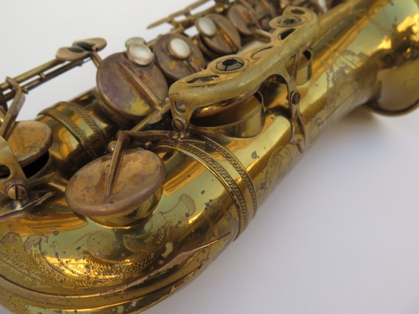 Saxophone alto Selmer Super Balanced Action verni gravé (5)