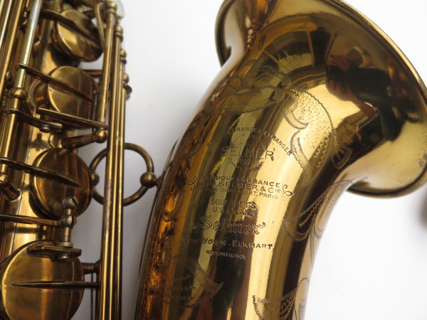 Saxophone ténor Selmer Mark 6 verni gravé double S (19)