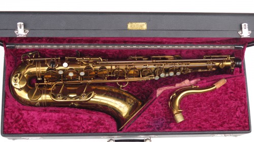 Saxophone ténor Selmer Mark 6 verni gravé double S (2)