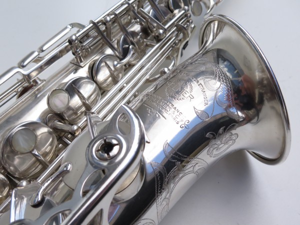 saxophone alto Selmer Balanced Action argenté gravé (15)