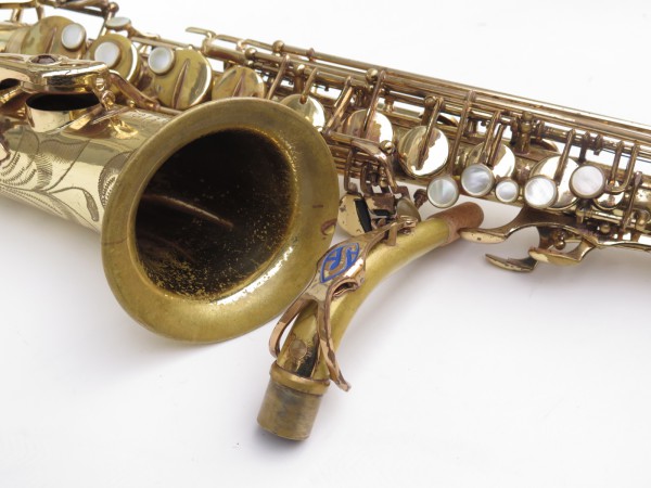 Saxophone alto Selmer Mark 6 verni gravé (1)