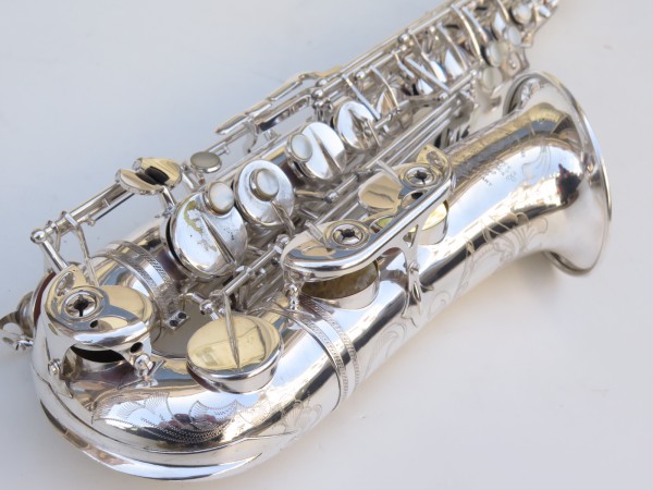 Saxophone alto Selmer Mark 6 argenté gravé (14)