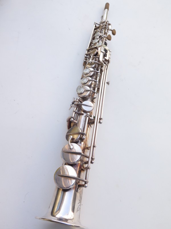 Saxophone soprano Selmer Mark 6 argenté gravé (12)