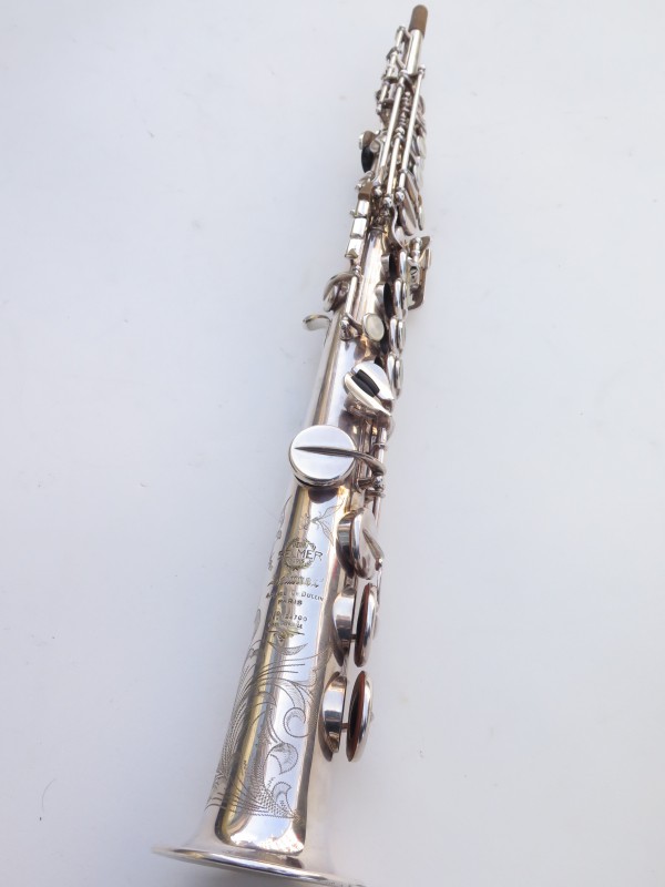 Saxophone soprano Selmer Mark 6 argenté gravé (13)