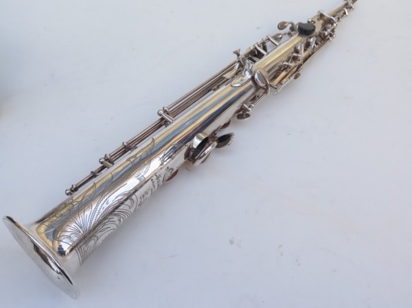 Saxophone soprano Selmer Mark 6 argenté gravé (4)