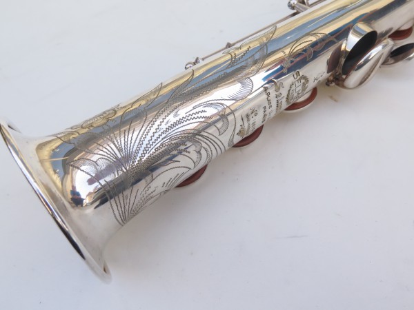 Saxophone soprano Selmer Mark 6 argenté gravé (5)