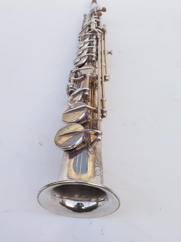 Saxophone soprano Selmer Mark 6 argenté gravé (6)