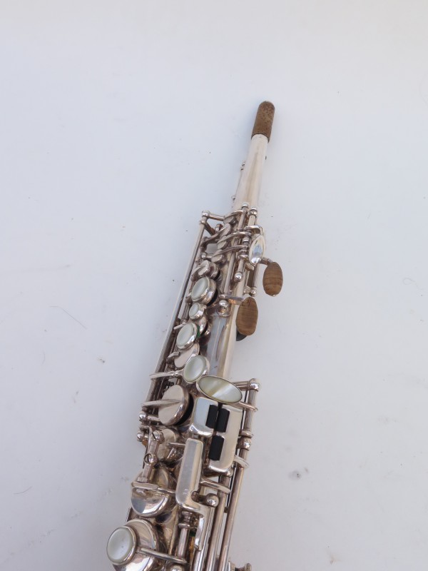 Saxophone soprano Selmer Mark 6 argenté gravé (7)