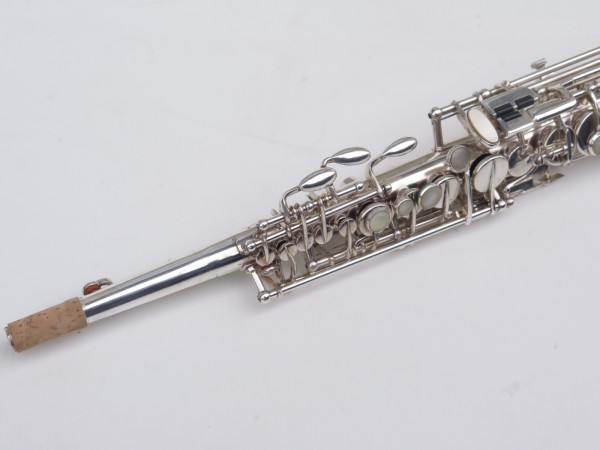 Saxophone soprano Selmer Super Balanced Action transitionnel mark 6 argenté (6)