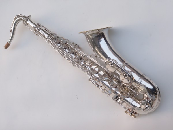 Saxophone ténor Selmer Mark 6 argenté pavillon plaqué or (10)
