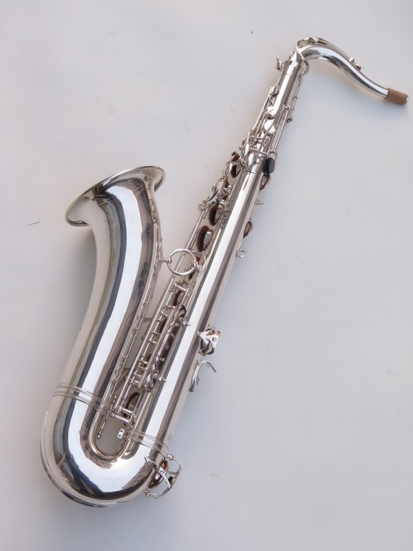 Saxophone ténor Selmer Mark 6 argenté pavillon plaqué or (11)