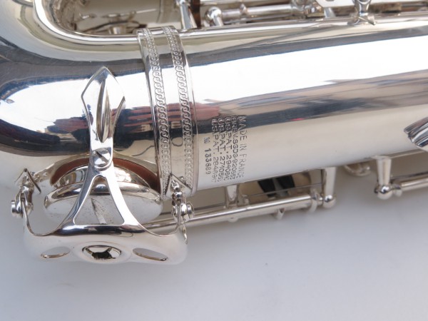 Saxophone ténor Selmer Mark 6 argenté pavillon plaqué or (12)