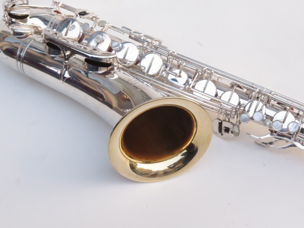Saxophone ténor Selmer Mark 6 argenté pavillon plaqué or (13)