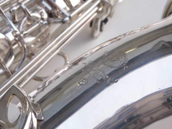 Saxophone ténor Selmer Mark 6 argenté pavillon plaqué or (15)