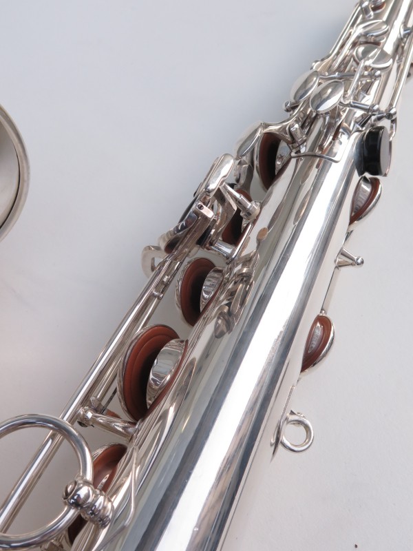Saxophone ténor Selmer Mark 6 argenté pavillon plaqué or (4)