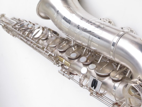 Saxophone alto Lebblanc semi rationnel argenté sablé gravé (15)