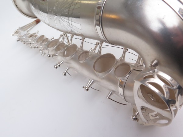 Saxophone alto Lebblanc semi rationnel argenté sablé gravé (3)