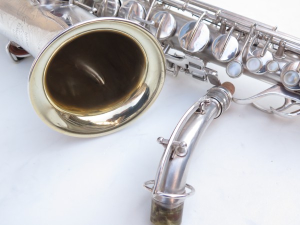 Saxophone alto Conn Chu Berry argenté sablé (11)