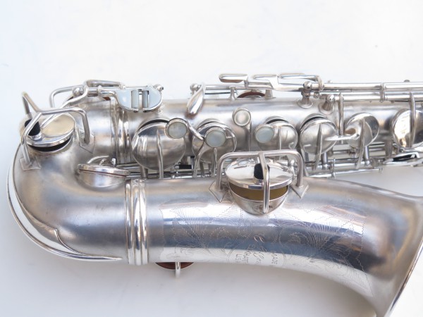 Saxophone alto Conn Chu Berry argenté sablé (3)