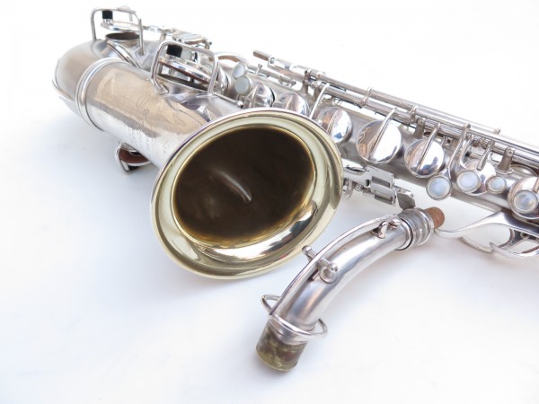 Saxophone alto Conn Chu Berry argenté sablé (6)