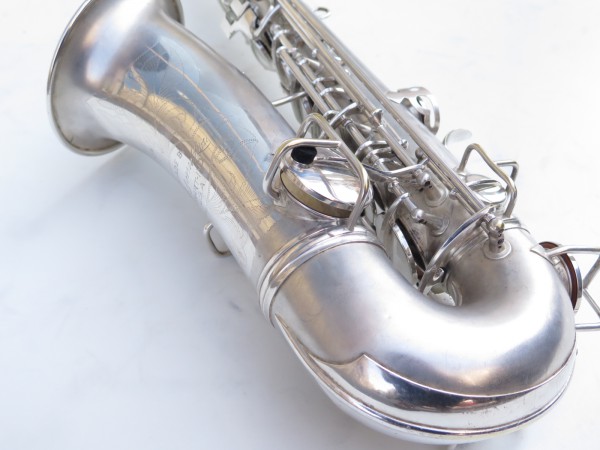 Saxophone alto Conn Chu Berry argenté sablé (8)