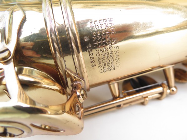 Saxophone ténor Selmer Mark 6 verni gravé (12)