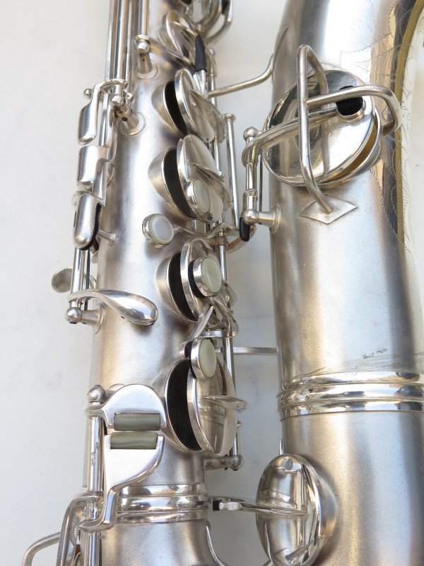Saxophone C Melody Conn New Wonder 2 argenté sablé (17)