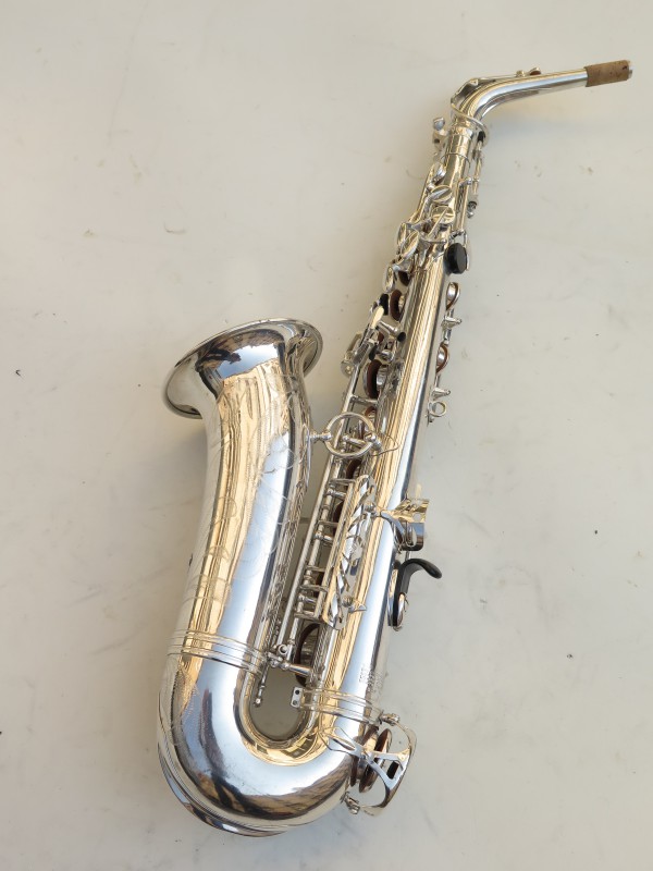 Saxophone alto Selmer Mark 6 argenté gravé (10)