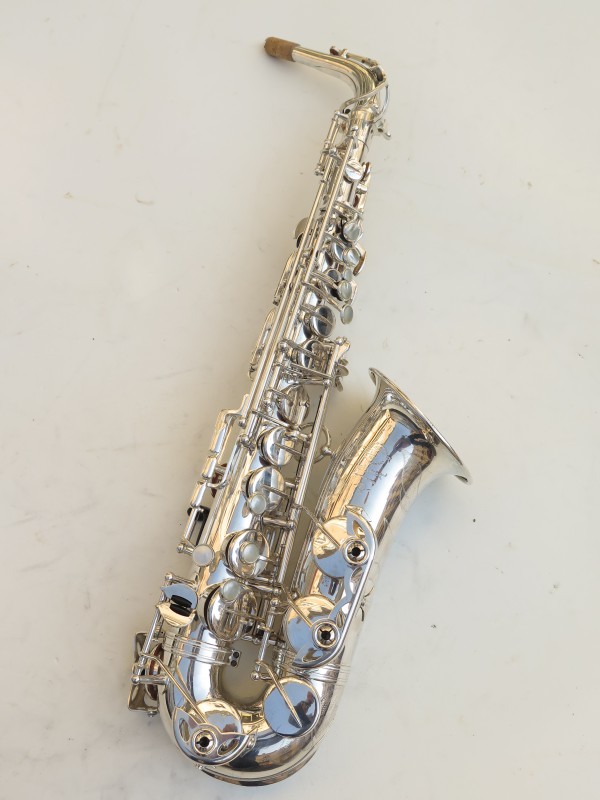 Saxophone alto Selmer Mark 6 argenté gravé (11)