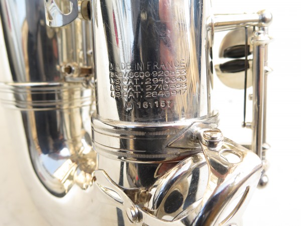 Saxophone alto Selmer Mark 6 argenté gravé (14)