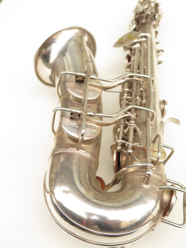 Saxophone alto Conn 6M 8 US Army argenté sablé ladyface (13)