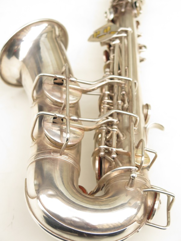Saxophone alto Conn 6M 8 US Army argenté sablé ladyface (21)