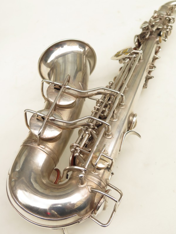Saxophone alto Conn 6M 8 US Army argenté sablé ladyface (7)