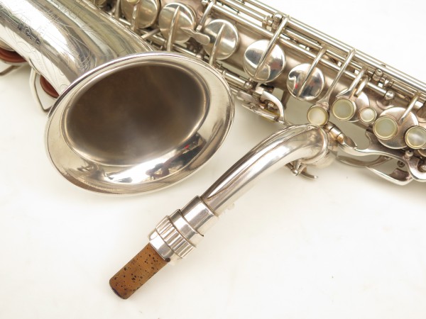 Saxophone alto Conn 6M 8 US Army argenté sablé ladyface (9)
